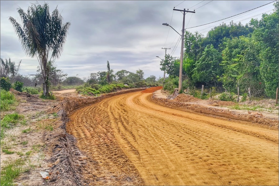 Cabr Lia Obras Do Asfaltamento Da Estrada Entre Campinho Ao Gerald O